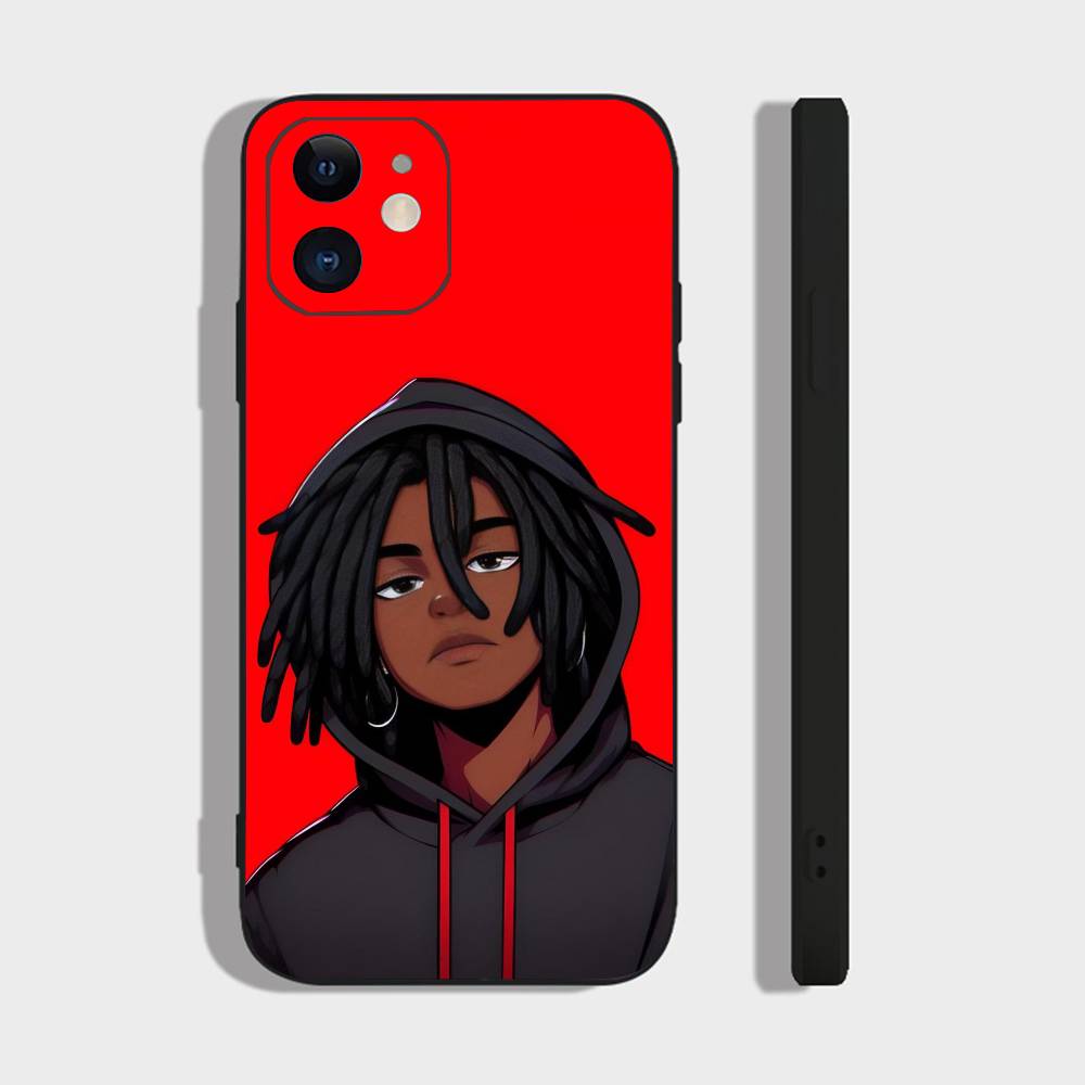 Cartoon The B-Boondocks For IPhone 15 16 14 Plus 13 12 11 17 Pro Max 17 Air Black Soft Phone Cover