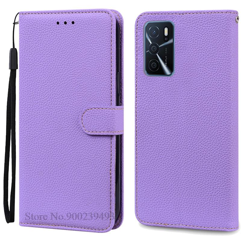 Pour OPPO A16 Étui Portefeuille à Rabat en Cuir Pour Oppo A16s Étui OppoA16 s CPH2269 CPH2271 Étui en Silicone Pour Oppo A16 A16s Housse
