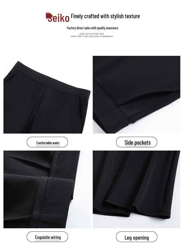 Petite Women's 2025 Slimming High-Waisted Micro-Flared Long Pants