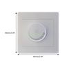 24TE Single Pole Variable Control Rotary Switch Fan Speed Dimmer Mechanical Switch