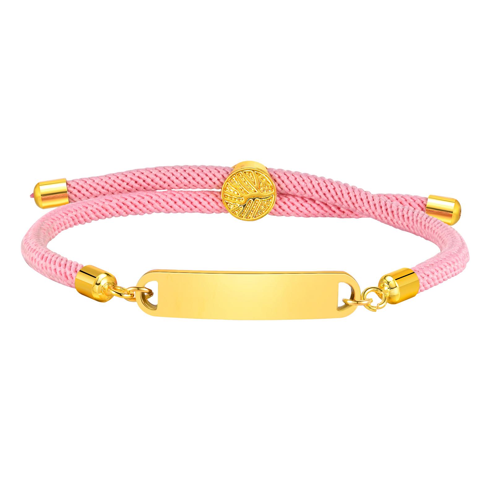 

Free Customized ID String Bracelets for Women Girls, Handmade Rope Wristbands Name Personalized Fashion Gift
