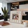 Wooden Photo Frame The Greatest Dad Ever 25cm Square Multi-Section Picture Frame Home Decoration Craft Gift for Father Display