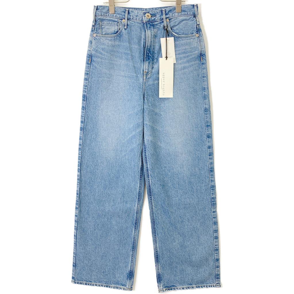 upper hights 188201502FLW FLOW Cobalt Cotton Zip Fly Wide Straight Denim Pants Bottoms 25 blueUsed