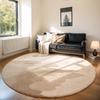 Nordic Style Bedroom Decor Round Carpet Minimalist Carpets for Living Room Thick Plush Study Floor Mat Fluffy Soft Cloakroom Rug