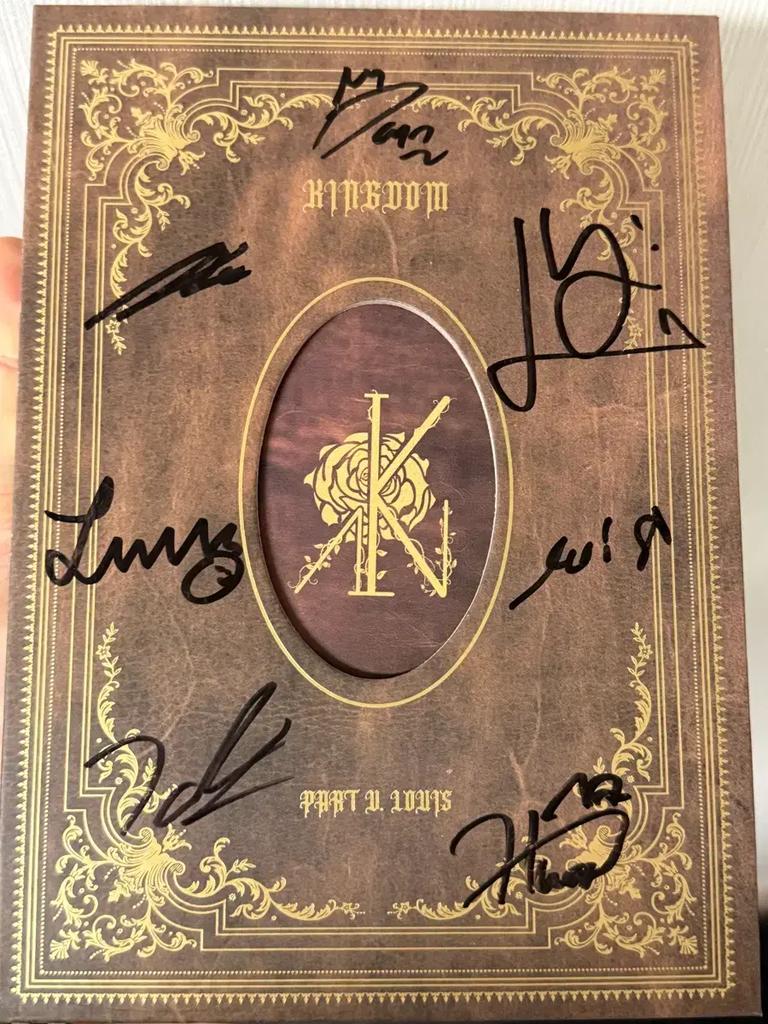 Kingdom autographed album PART. IV. Sold by LOUIS.