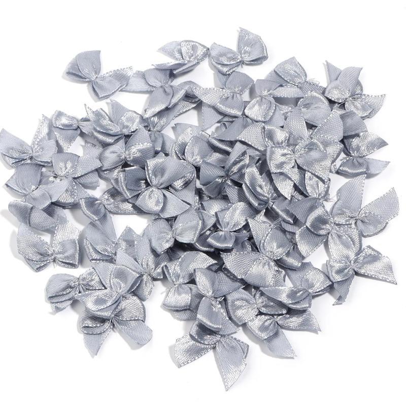 100 Pcs/set Princess children's bow tie clothing headdress accessories DIY accessories polyester thread tie mini bow tie