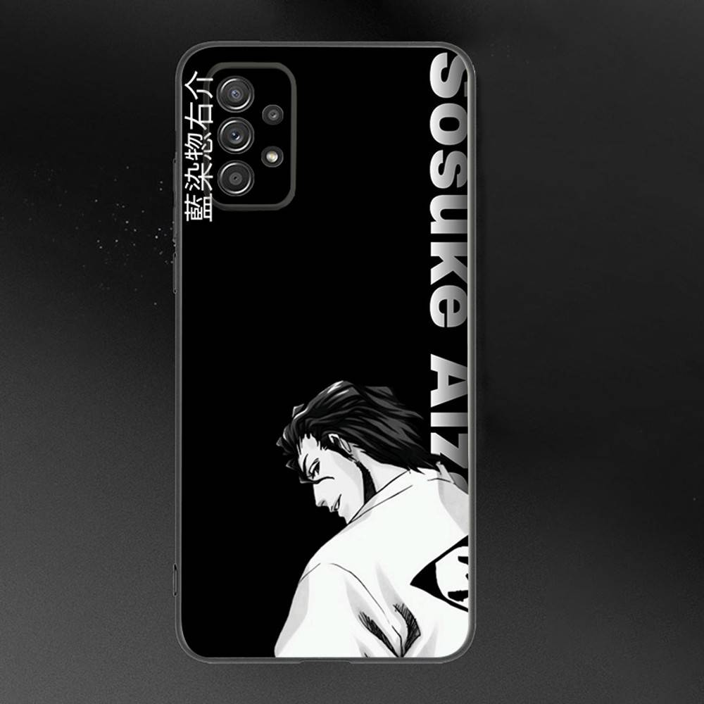 A-Aizen S-Sousuke Anime Phone Case For Samsung Galaxy A 91,80,73,72,71,53,52,51,22,5G Shockproof Soft Black Cover
