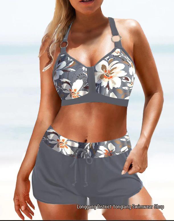 

Женский раздельный купальник с принтом - Купальник в европейском и американском стиле, в наличии Extra Large