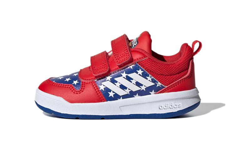 

Adidas Neo Tensaur Comfortable Abrasion Resistant Low top Toddler Shoes Red Blue Infant And Toddler FY9193 21