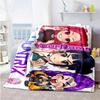 Demon Hunter Girls 9 Customize Text Blanket Throw Personalized Blanket Comfortable Throw For Office Picnics Home Decor Livingroom