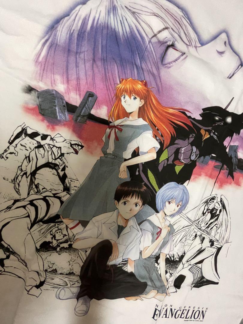 

[Б/У] Редкая винтажная футболка аниме Евангелион