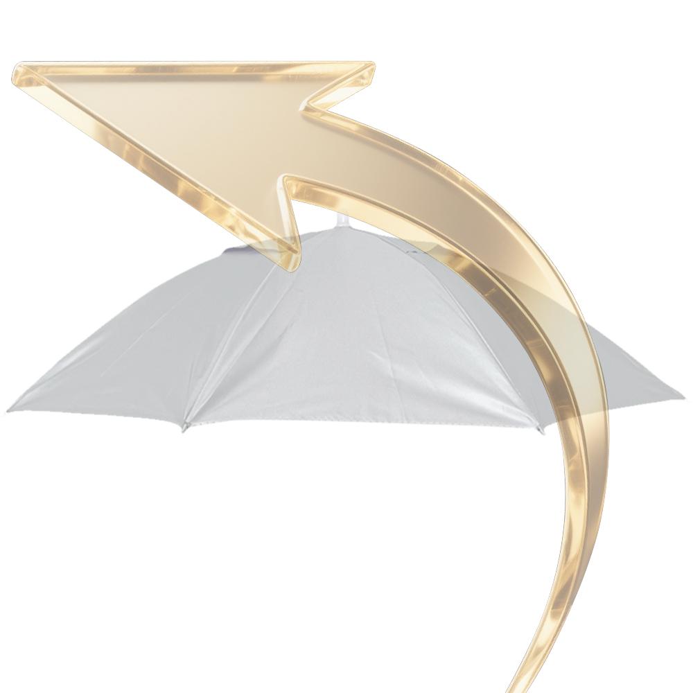 Head Umbrella Hat Elastic Headband Umbrella Waterproof Sunscreen Shade Umbrella Hat Hands Free for Camping Fishing Golf China Mainland