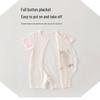 A-Class Pure Cotton Baby Romper: Summer Short Sleeve Crawling Suit for Newborn Boys & Girls