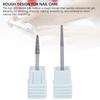 2PCS Needle Nail Drill Bits Multi-Function Cuticle Cleaner Bits Manicure Drill Head  Home Manicure