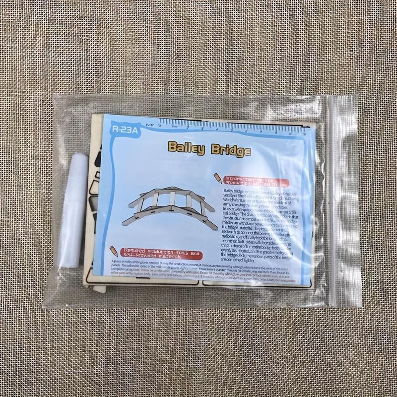 Children's Physics Small Production Power Bridge Elementary School Science Class Lever Fulcrum Arm Principle Assembly Toy