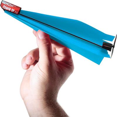 POWERUP 2.0 Paper Airplane Conversion Kit | Electric Motor for DIY Paper Airplanes | Fly Longer and Farther | Great for Kids and Adults