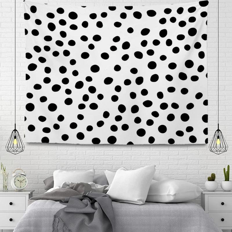 Office Living Room Tapestry Simple Line Geometric Pattern Hanging Cloth Home Wall Decoration Tapestry