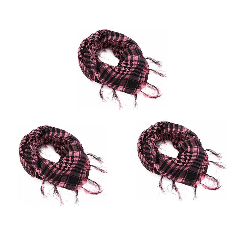 123Pcs Tactical Keffiyeh Shemagh Arab Scarf Shawl Neck Cover Head Wrap Cotton Winter Scarves Men'S Outdoor Hiking Shawl
