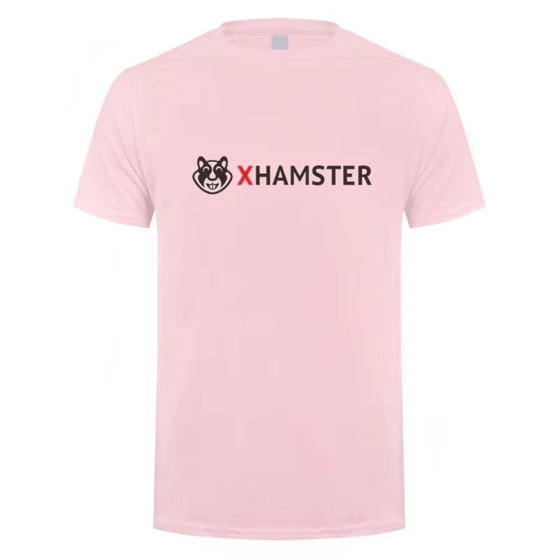 2025 New Xhamster Summer Graphic Print Fashion Casual Loose Round Neck Cool Breathable Unisex's And Unisex's T-Shirt Tops