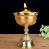 1pc Liquid Butter Lamp Pure Copper Oil Bowl Candlestick Buddha Front Tribute Buddhist Supplies Home Feng Shui Accessories