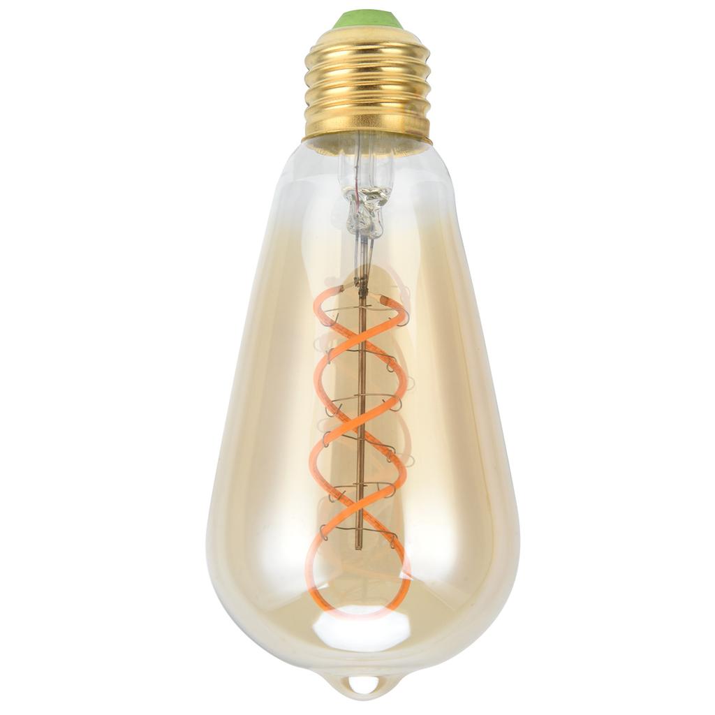 Light Bulb Dimmable Transparent Glass High Light Transmittance E27 Lamp Holder Warm Light 4W LED Bulb 110V