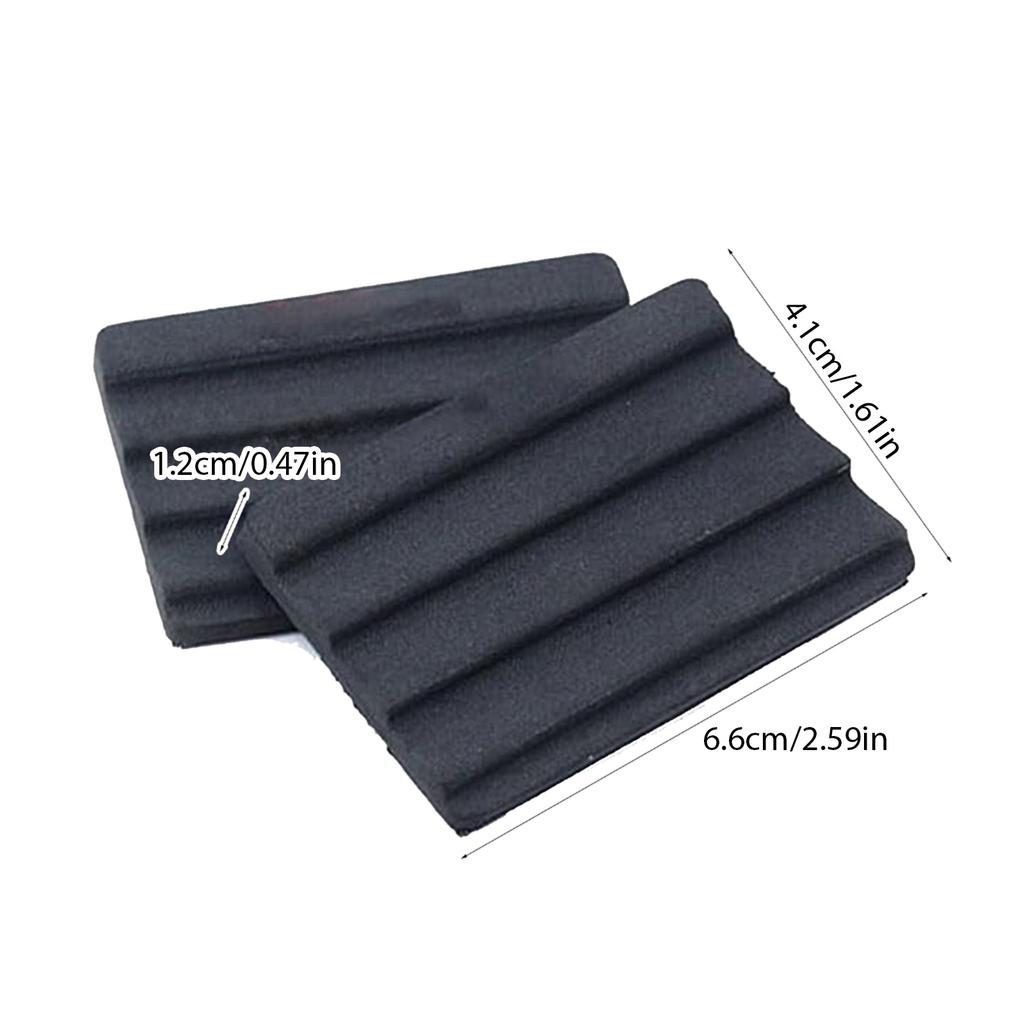 Fly Fishing Hook Storage Organizer Ripple Foam Breastplate with Sticker Back Hook Keeper Fly Fishing Tackle Acccessories
