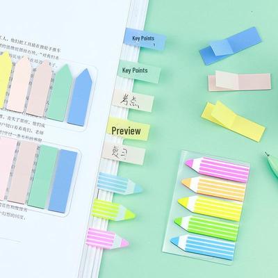 Autocolante Morandi Color PET Index: Marcaje și etichete reutilizabile pentru studenți pentru note și note