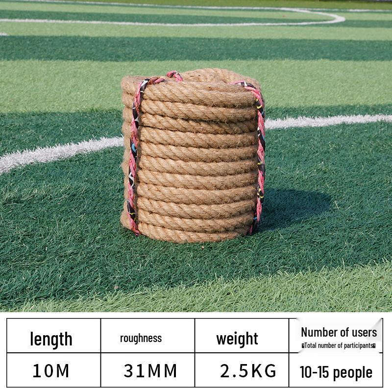 Competition Heavy-Duty Hemp Tug-of-War Rope