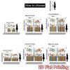Set Of 2 Flat Printing Party Window Curtains Colorful Owls Branch Digital Printed Polyester Drapes Festive Use Curtain