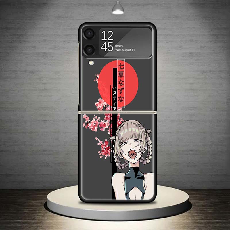 

Call Of The Night Nazuna Phone Case For Samsung Galaxy Z Flip 7 6 5 4 3 5G Cover ZFlip7 ZFlip6 ZFlip4 ZFlip5 ZFlip3 Coque Fundas Samsung Z Flip 6