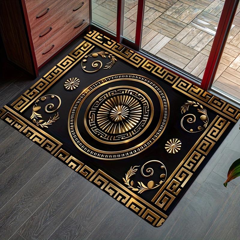 1pc Luxury Pattern Soft Carpet, Kitchen Floor Mat, Living Room Carpet, Bedroom Carpet, Indoor Door Mat, Entrance Door Carpet