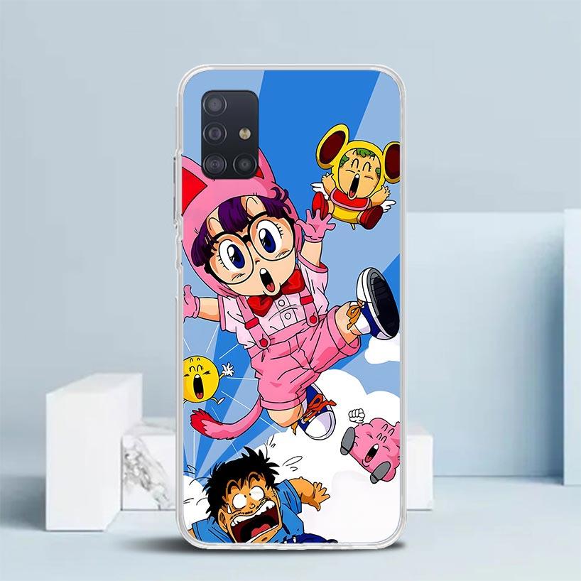 Arale Dr Slump Soft Cover for Samsung Galaxy A12 A22 A32 A52 A72 A02S Phone Case Note 20 Ultra 10 S10 Plus A51 A71 A50S A20S A10