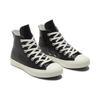 Converse Chuck Taylor All Star Leather Comfortable and Breathable Non-Slip and Abrasion Resistant High-Top Board Shoes Women's Black
