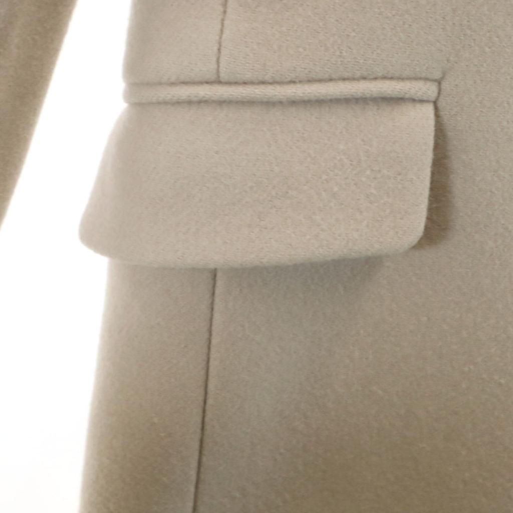 UNITED TOKYO Hergestellt in Japan Wollmischung Chester-Mantel 2 Beige Damen Gebraucht