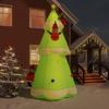 VidaXL Inflatable Christmas Tree with LED Christmas Tree Christmas Decoration Holiday Ornament Party Decoration Garden 345295