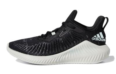 AlphaBounce Low Top Kids' Running Shoes Black Teenagers EE8282