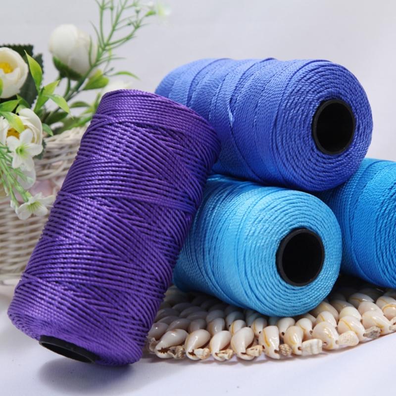 Sewing Twine Twisted Thread String DIY Craft Home Textile Decoration Macrames Cord Rope Ribbon 1.5mm Thick Hand Sewing