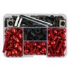 Clearance_190PCS CNC Motorcycle Full Fairing Bolts Kit Screws Nuts For HONDA XLV 600 650 700 TRANSALP NX 650 FMX 650 XRV650 TRX