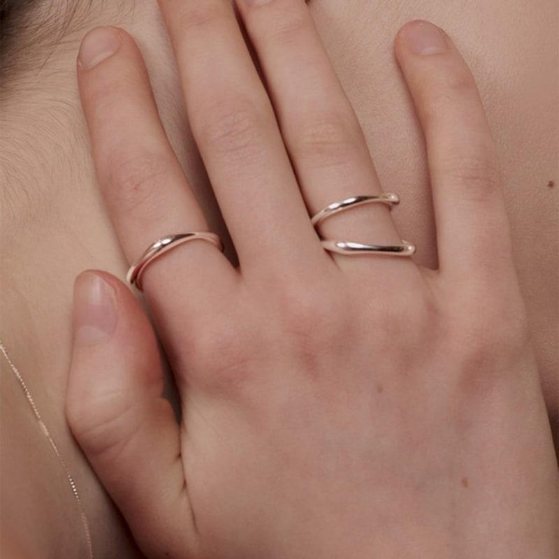 TOU SS010 Asymmetric Wave Ring