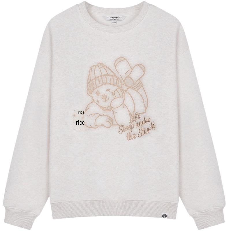 

Teenie Weenie Women s Fleece-lined Round Neck Top M