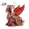 Durable Acrylic Ornament Goat Christmas Tree Pendant Hanging Ornament Not Easy To Fade Decorative Charms for Holiday And Car Decoration