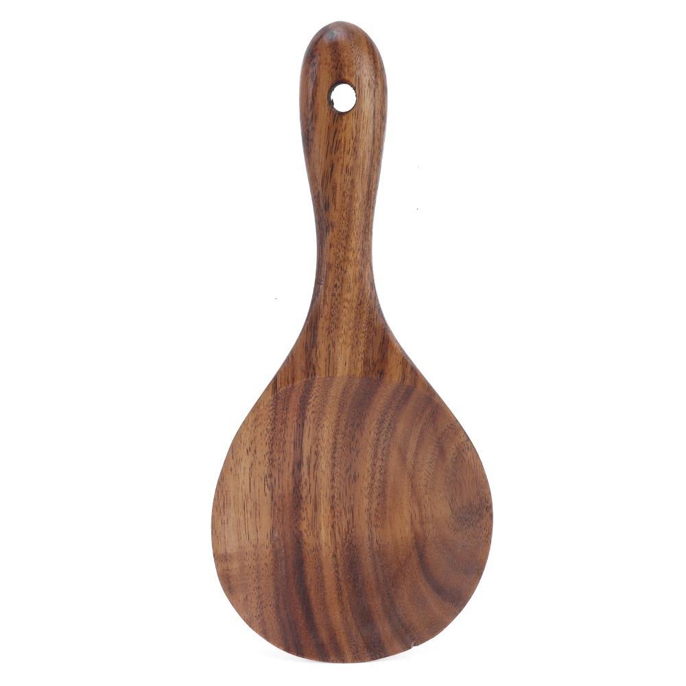 

Non Stick Wooden Spatula Smooth Wooden Scoop Durable Use Cooking Shovel Daily Kitchen