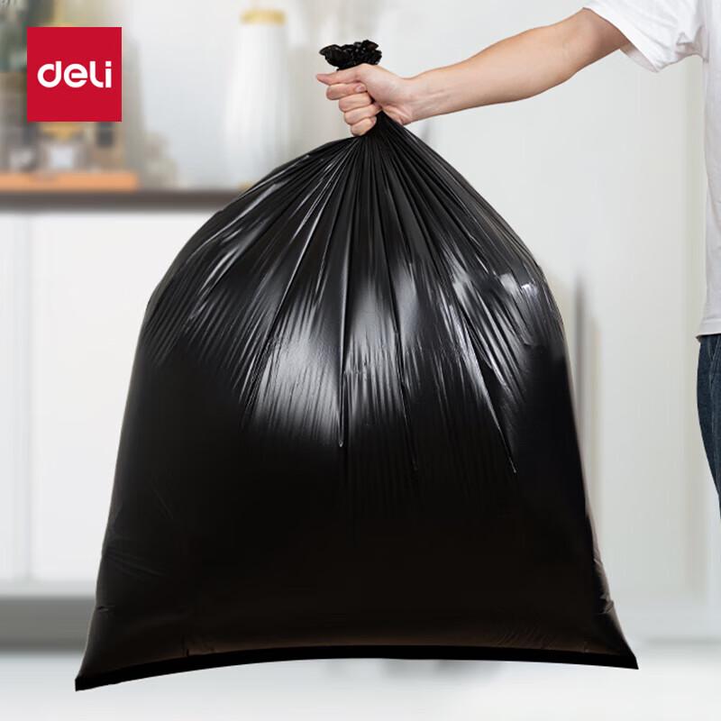Deli Heavy-Duty Black Trash Bags