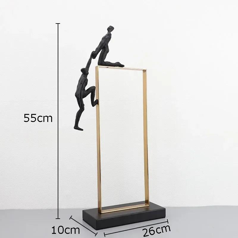 

Bungee Jumping Extreme Athlete Figures Sculpture Climbing Character Resins Statue Abstract Crafts Desk Decoration Ornaments