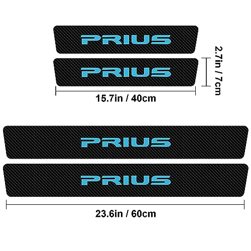 MONGAI Side Step Guard Prius Blue 4-piece set Scuff plate Side molding Luxury atmosphere Protection Scratch prevention Scratches Scratches Scratc