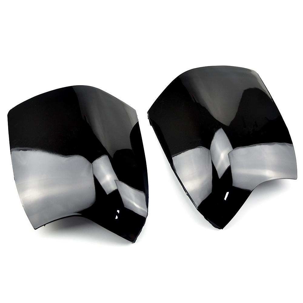 För Ford Focus MK2 2005-2008 Ersättningsbil Backspegelskydd Vingspegelkåpa Yttre Dörr Backspegelkåpa Dekoration Glanssvart