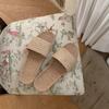 Summer Breathable Linen Indoor Sandals - Non-Slip, Sweat-Absorbing, Cotton Straw Slippers for Couples