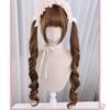 Wig Women's Long Curly Hair Lolita Natural Fluffy Imitation Cute Japanese Shao Luo Fashion Age-reducing Jk Full Headgear