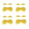 Fake Mustache and Eyebrows Set,Adhesive Fake Beard,Novelty Realistic Facials Hair for Cosplay Costume Halloween Party