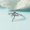 Adjustable 3D Rose Thorn Ring for Women – Chic, Versatile, Open-Index Design
